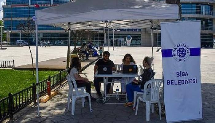 Biga Belediyesi'nden, öğrencilere ücretsiz YKS tercih hizmeti