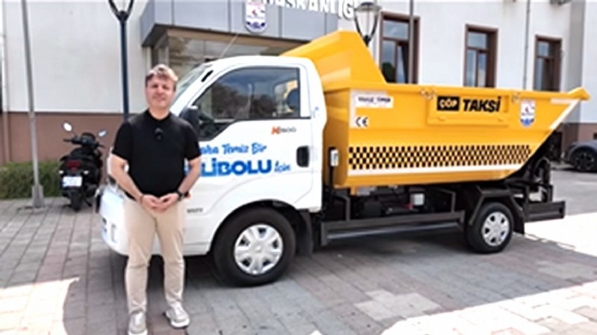 Gelibolu’ da Çöp Taksiler Görev Yapacak