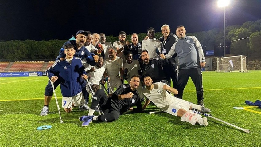 Şahinbey Belediyespor, Avrupa Ampute Futbol Şampiyonlar Ligi'nde kupaya uzandı