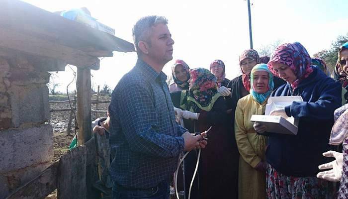  Köylü kadınlara süt sığırcılığı ve sürü yönetimi kursu