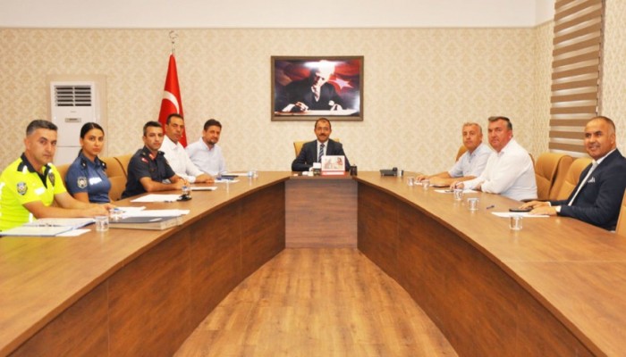 BİGA’DA ‘İLÇE TRAFİK KOMİSYONU’ TOPLANTISI YAPILDI