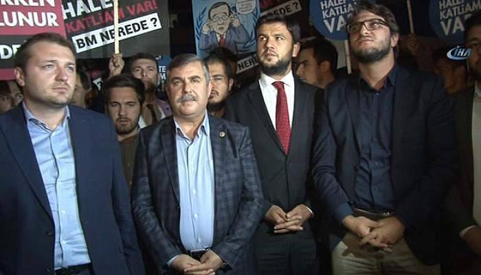 AK Partililerden Halep saldırısına kınama