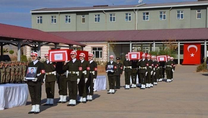 Mardin şehitleri memleketlerine uğurladı