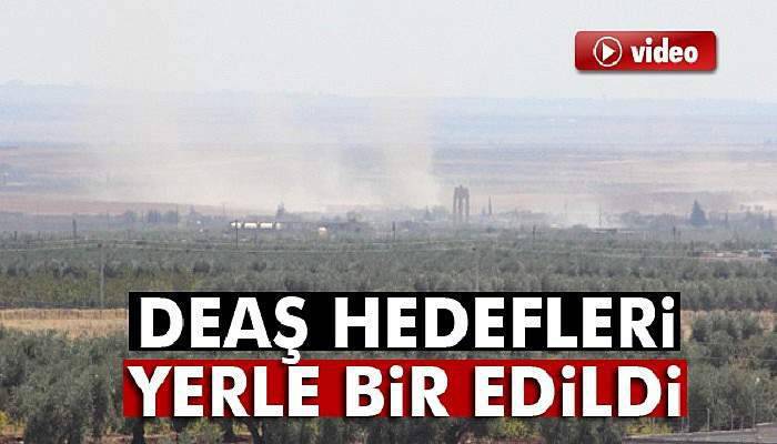 El Bab bölgesindeki DEAŞ hedefleri yerle bir edildi
