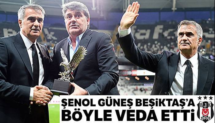 Şenol Güneş'e teşekkür plaketi verildi