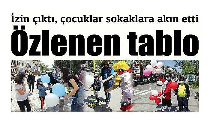 İzin çıktı, çocuklar sokaklara akın etti