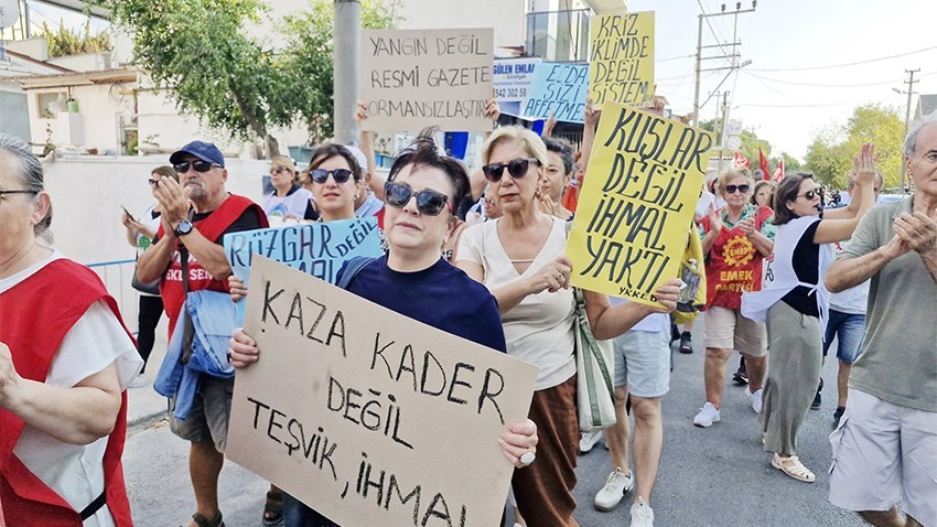 ÇEBDG’den Güzelyalı’da Yangın Tepkisi