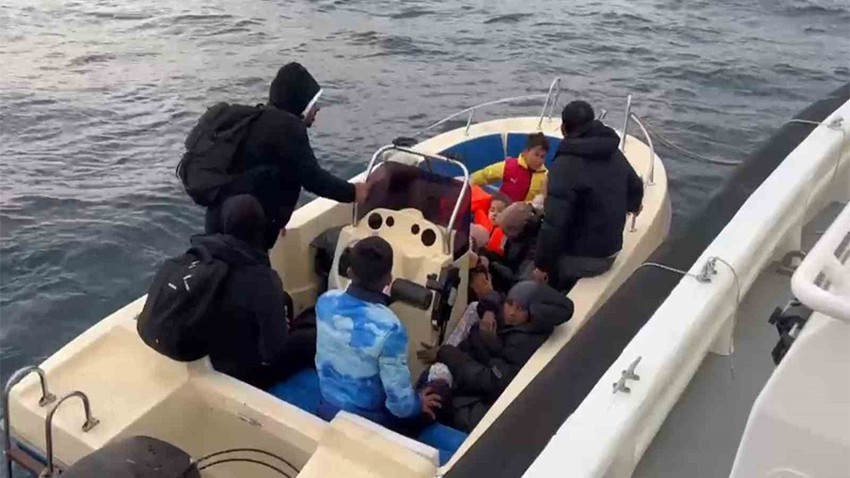 Ayvacık Açıklarında Göçmen Operasyonu