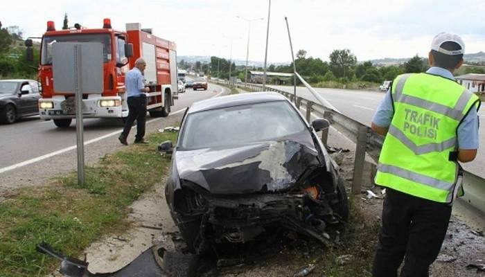 Samsun’da trafik kazası: 3 yaralı