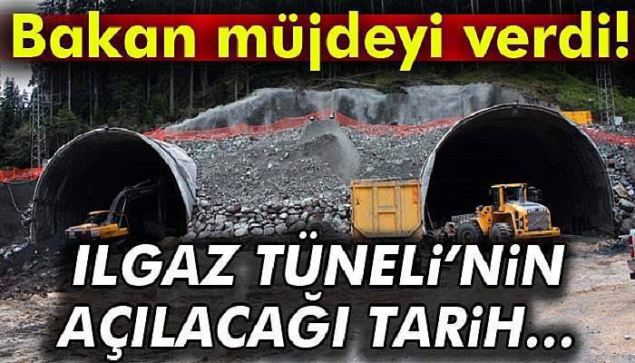 Ulaştırma Bakan Arslan, müjdeyi verdi: Ilgaz Tüneli...
