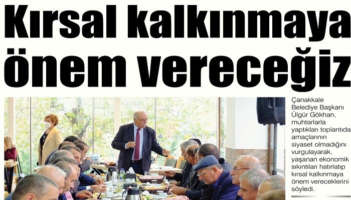 “Amacımız Siyaset Yapmak Değil”