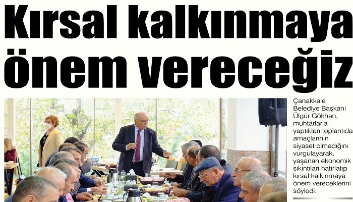 “Amacımız Siyaset Yapmak Değil”  