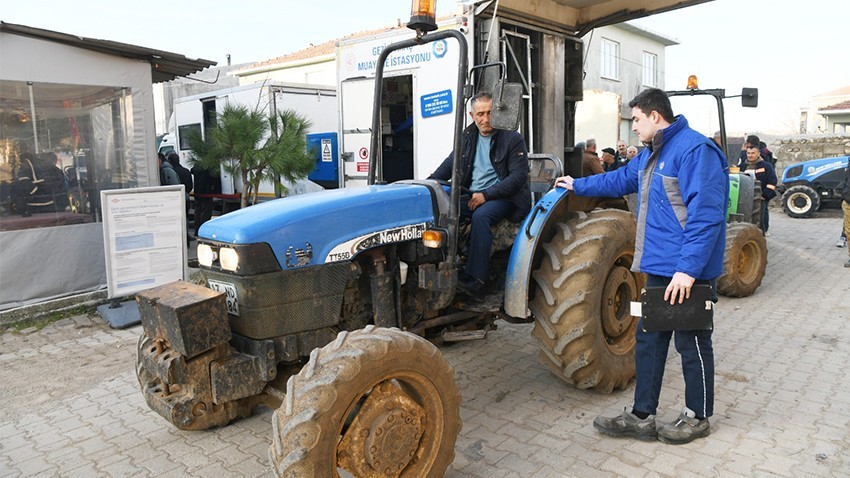 Muayene istasyonu köye geldi