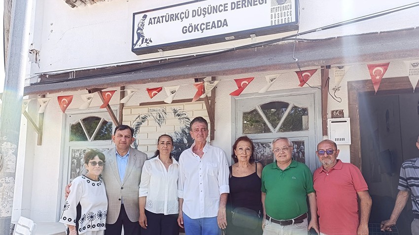 ADD Genel Başkanı Hüsnü Bozkurt’tan Gökçeada’ya Ziyaret