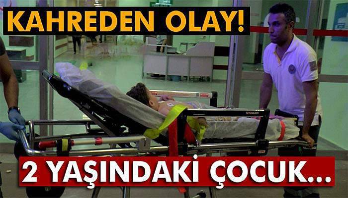 Çimlerde oynayan çocuk elektrik akımına kapıldı