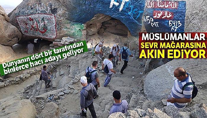 Müslümanlar Sevr Mağarası'na akın ediyor