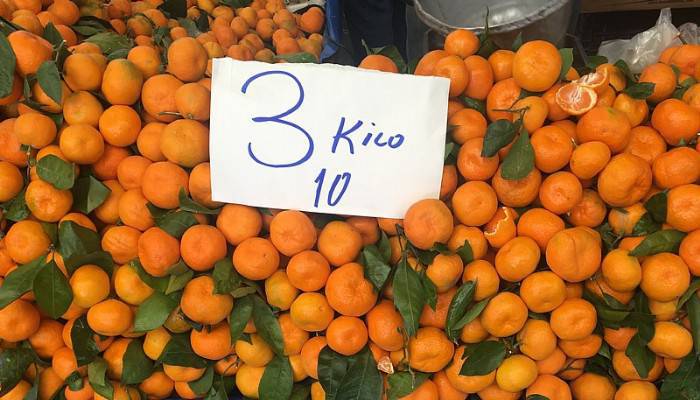 Pazarın gözdesi mandalina