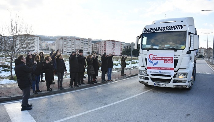 Yardımlar deprem bölgesine gönderildi (video)