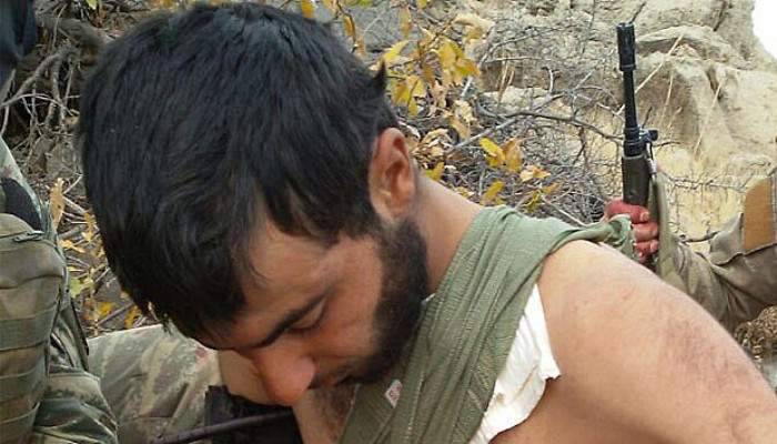 Askerden yaralı PKK’lıya ilk müdahale
