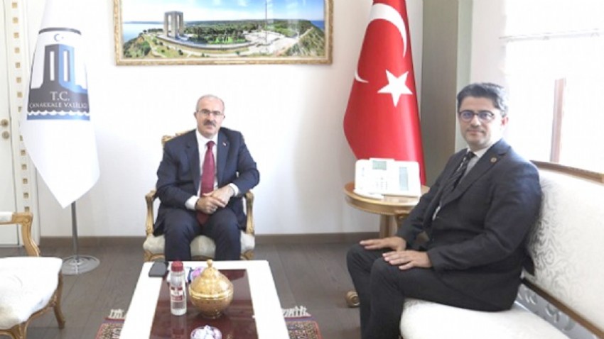 Çanakkale Valisi Doç. Dr. Ömer Toraman'a Hayırlı Olsun Ziyareti