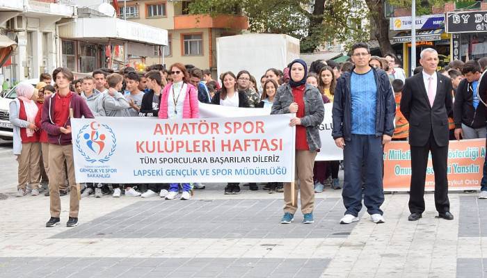 Lapseki'de 'Amatör Spor Kulüpleri Haftası' faaliyetleri