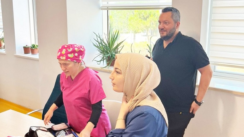 Çan Devlet Hastanesi'nde Mavi Kod Tatbikatı
