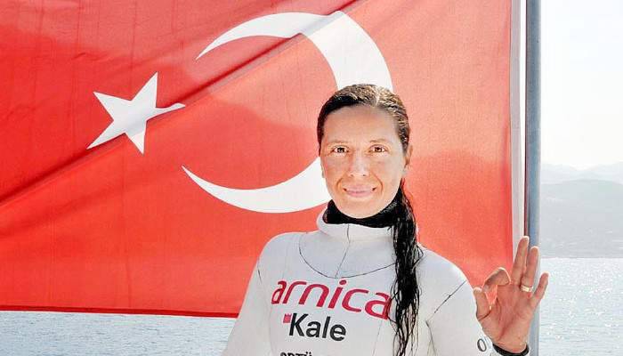 Dalış rekortmeni Derya Can, şehitler için rekor deneyecek
