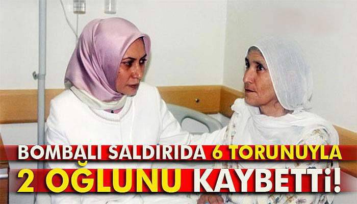 Bombalı saldırıda 6 torunuyla 2 oğlunu kaybetti