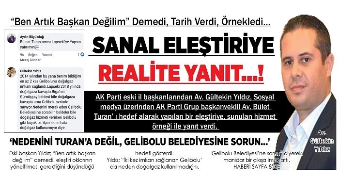 'Ben artık Başkan değilim' demedi, Tarih verdi, Örnekledi..  SANAL ELEŞTİRİYE REALİTE YANIT...!