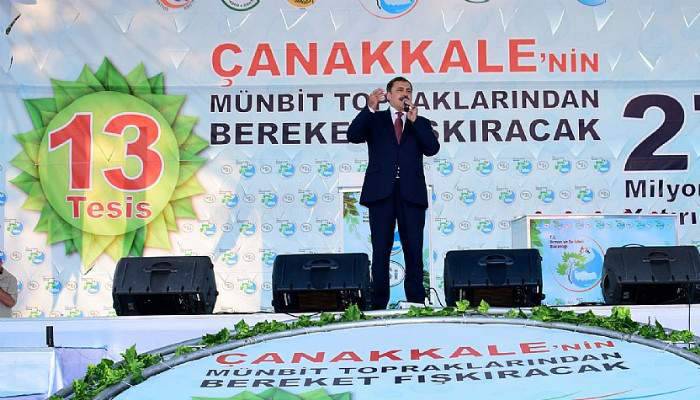 Bakan Eroğlu, 274 milyon TL değerindeki 11 Tesisin temeli ile 2 tesisin açılışının yaptı