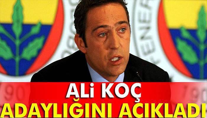 Ali Fenerbahçe başkanlığına adaylığını açıkladı
