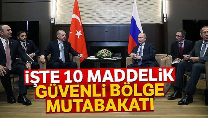Türkiye ve Rusya'dan 10 maddelik ortak açıklama