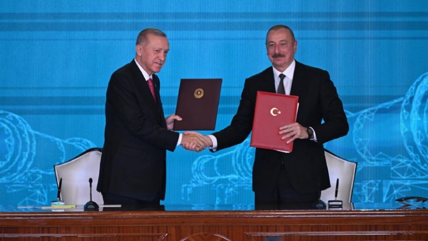 Cumhurbaşkanları Erdoğan ve Aliyev Nahçıvan'da 