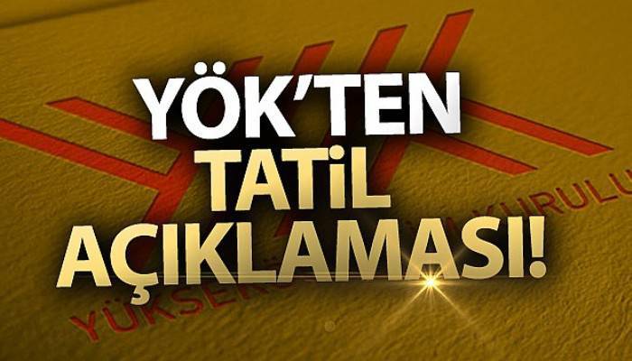 YÖK Başkanı: 'Kararı devletin alması lazım'