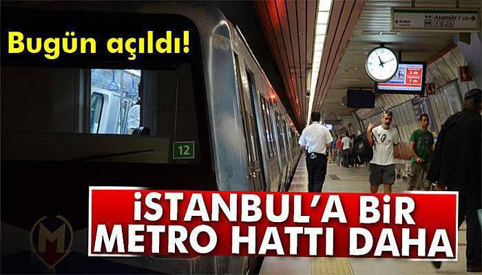 Kartal- Pendik metro hattı açıldı