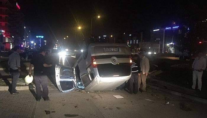 Takla attı, itfaiye kurtardı