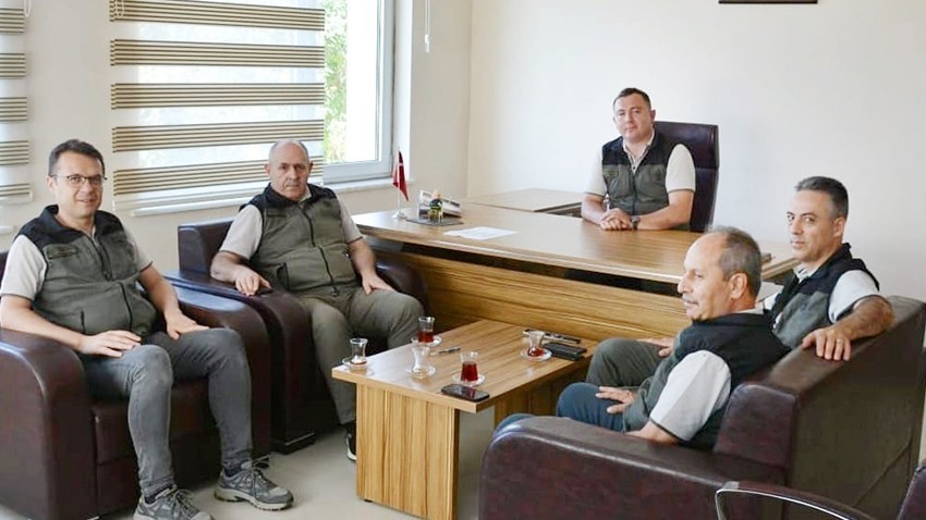 Orman Yangınlarıyla Mücadele Şube Müdürüne Ziyaret