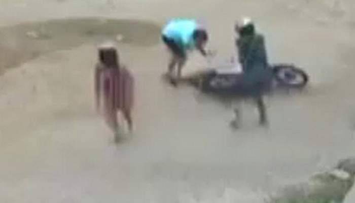 Silahlı gaspçılar adamı böyle vurdu