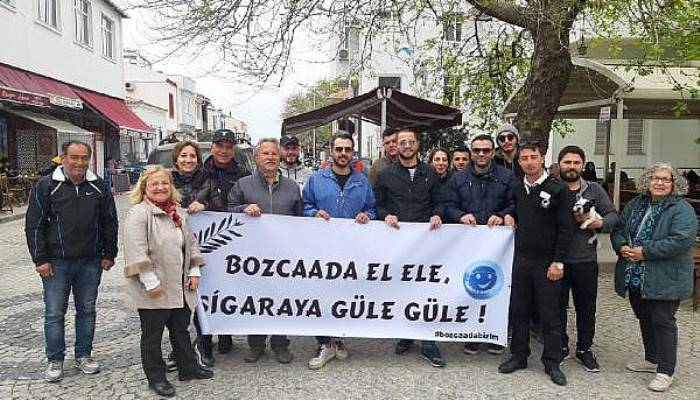 Bozcaadalılar, 23 Nisan'da sigarayı bıraktı