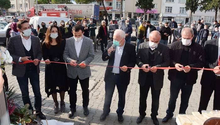 Başkan Yılmaz, açılışta maske uyarısı yaptı