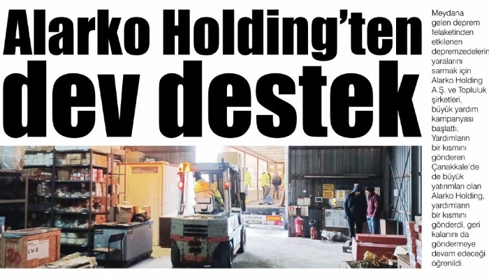 Alarko Holding’ten dev destek