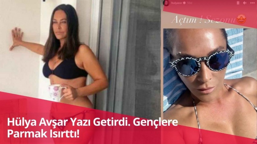 Hülya Avşar'ın Yaz Sezonuna Bomba Gibi Girişi: Bikinili Pozu Olay Yarattı!