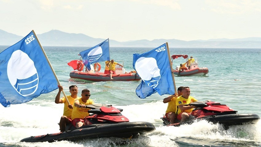 Balıkesir'de mavi bayraklı plaj sayısı 46'ya yükseldi