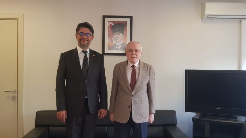 ÇOMÜ Rektörü Erenoğlu'ndan, VakıfBank Yönetim Kurulu Üyesine Ziyaret