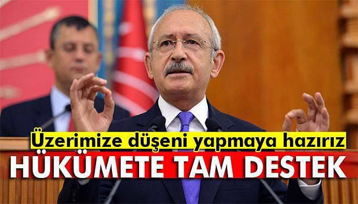 Üzerimize düşeni yapmaya hazırız