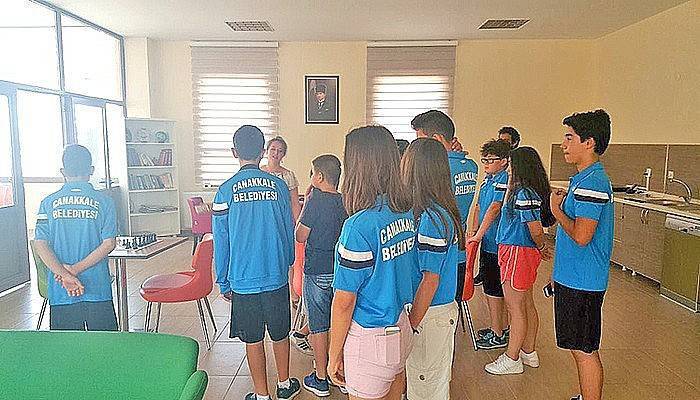 Çanakkale Belediyespor Tesislerinde depremzede çocuklarını ağırladı