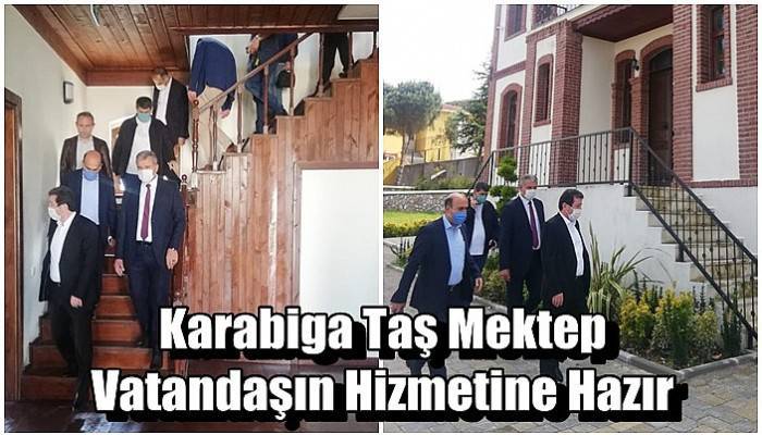 Karabiga Taş Mektep Vatandaşın Hizmetine Hazır