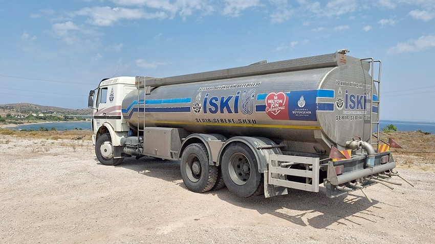 İSKİ’den Bozcaada Belediyesine tanker desteği