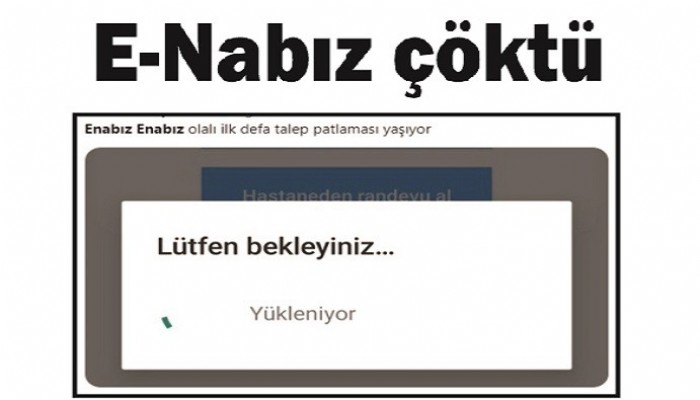 ÇALIŞAN HERKESE AŞI SIRASI GELDİ: E-Nabız çöktü