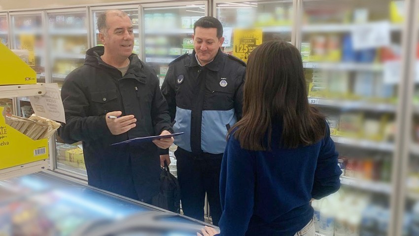 Zincir Market Denetimleri Yapılıyor